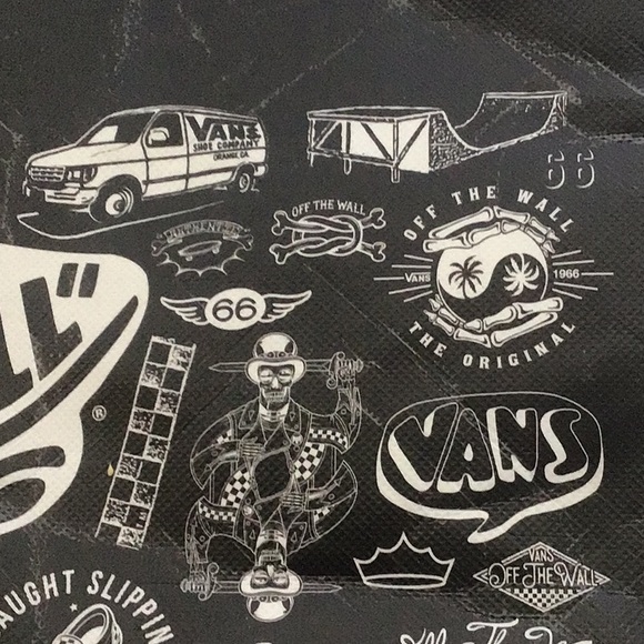 VANS OFF THE WALL GRAPHIC PRINT TOTE BAG - Picture 11 of 12